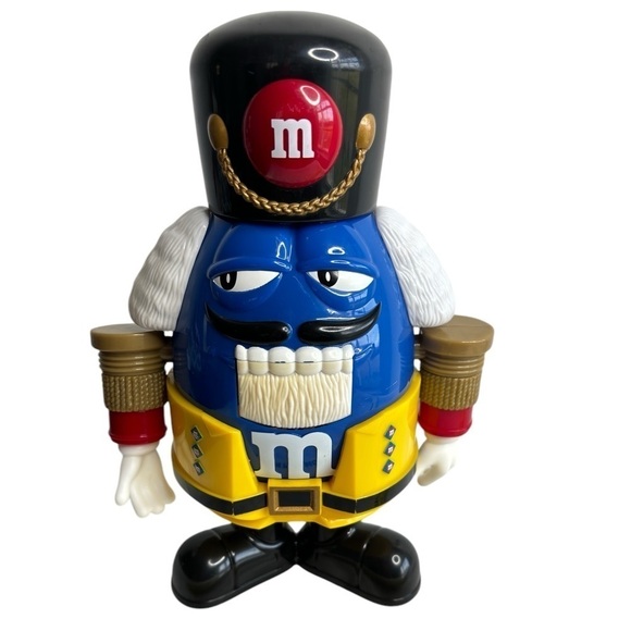M & M Limited Edition Nutcracker Blue Candy Dispenser Christmas M&M's Holiday - Picture 12 of 12